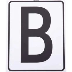 Premiere Manegeletters 20x25cm Wit