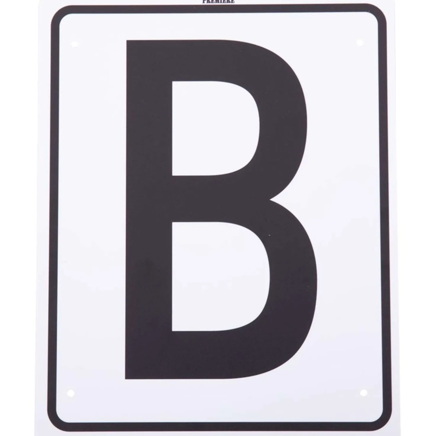 Premiere Manegeletters 20x25cm Wit