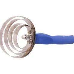 Premiere Roskam Soft Grip met 4 RVS Bladen Kobalt/L.blauw