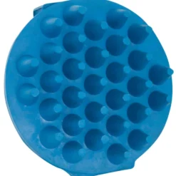 Premiere Ros/Massageborstel Rubber Rond Grof Blauw