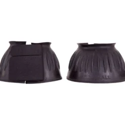 Premiere Springschoen Rubber met Klitteband Zwart