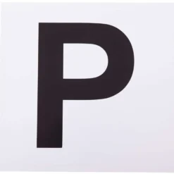 Premiere Stickers voor Manegeletters Wit