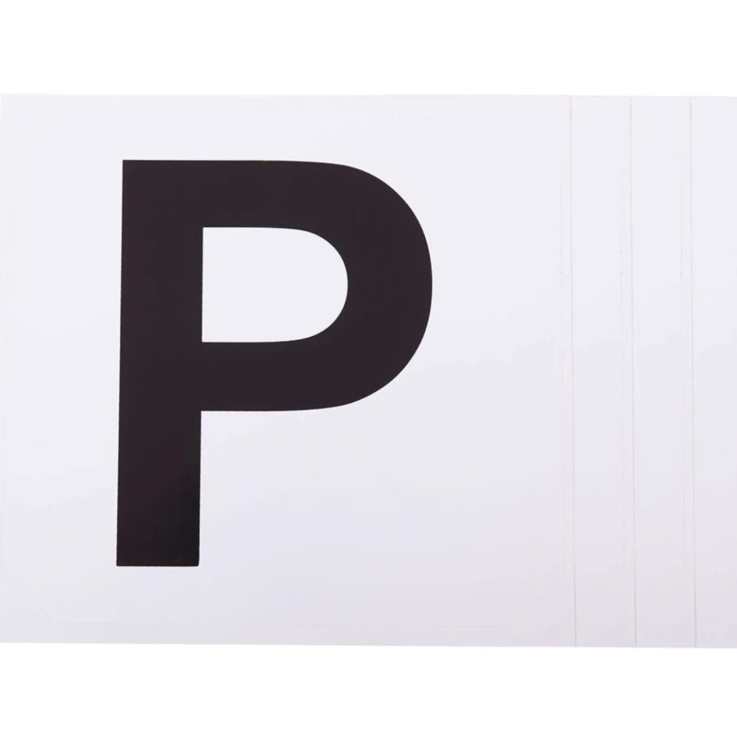Premiere Stickers voor Manegeletters Wit