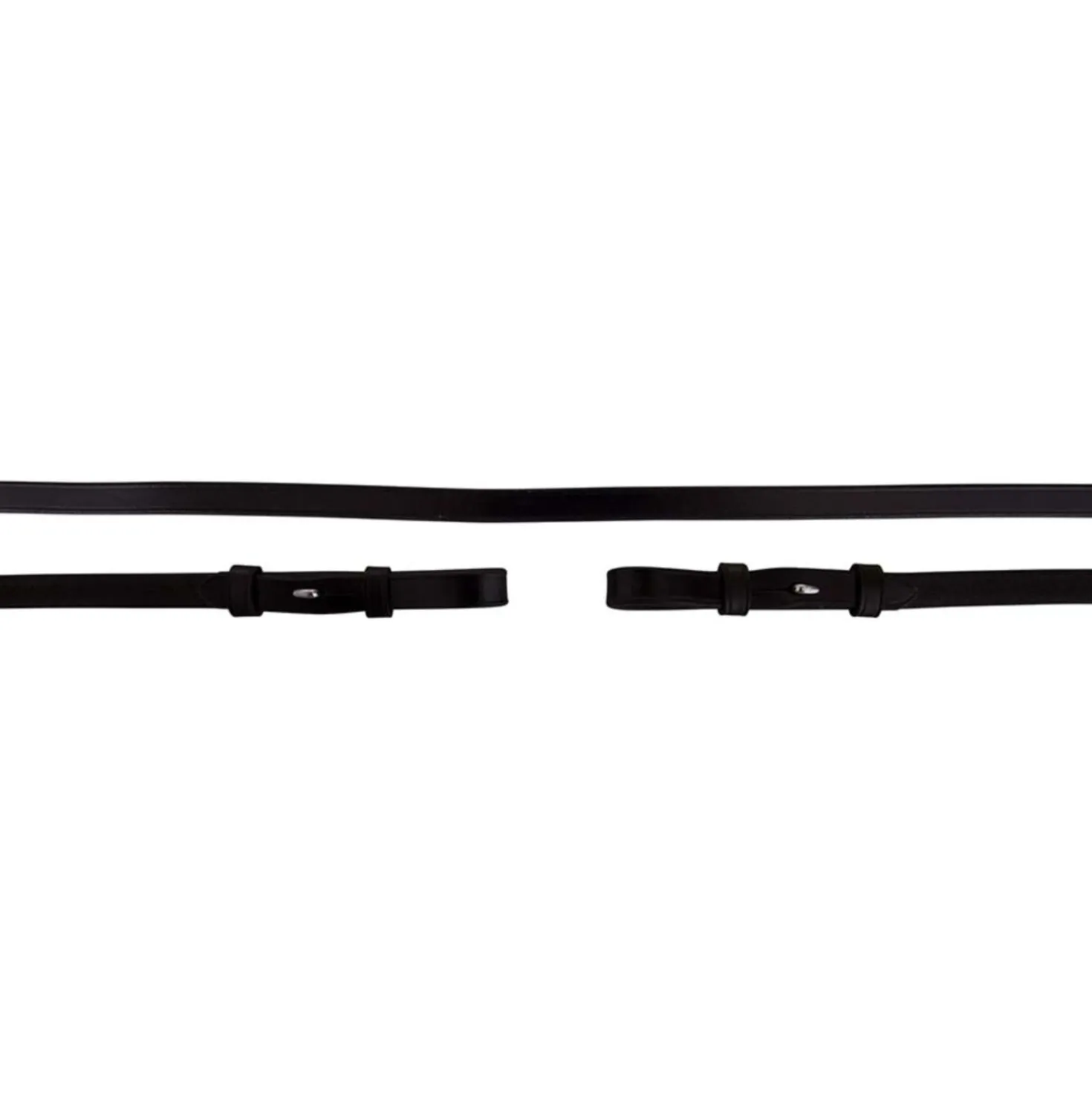 Premiere Teugel Dressuur Leer Dicht 13mm Blind Zwart