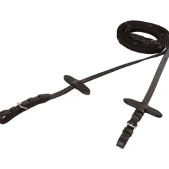 Premiere Teugel Linnen 16mm Gespsluiting Zwart