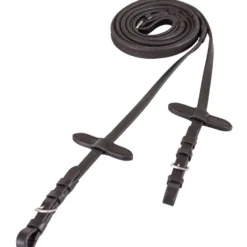 Premiere Teugel Rubber 13mm met Gespsluiting Zwart