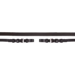 Premiere Teugel Rubber 13mm met Gespsluiting Zwart