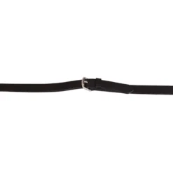 Premiere Teugel Rubber 16mm met Gespsluiting Zwart