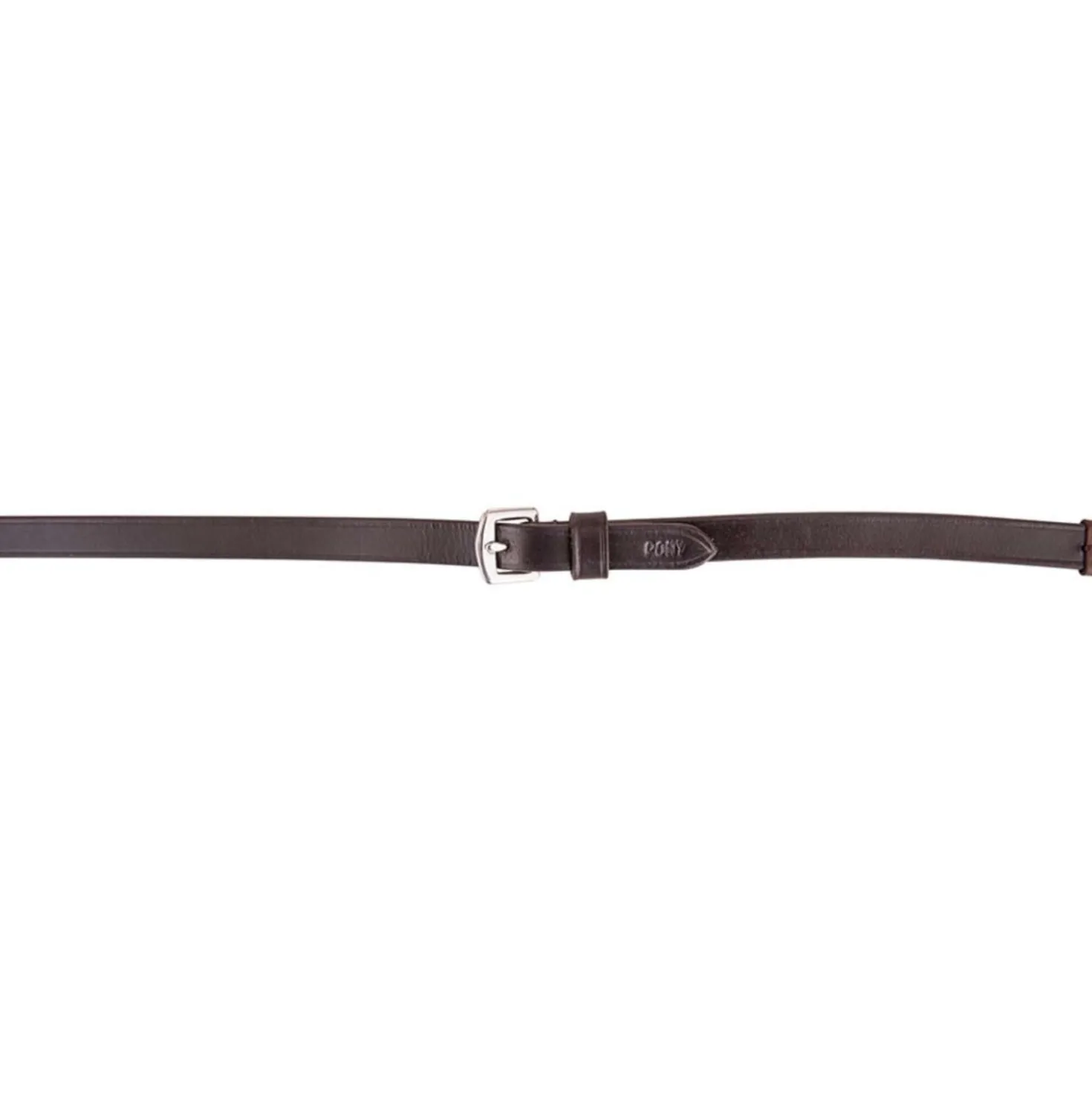 Premiere Teugel Rubber 13mm met Gespsluiting Bruin