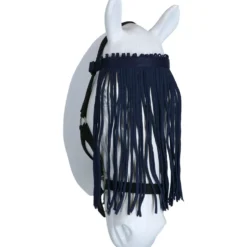 Premiere Vliegennetje Katoen/polyester Koord Blauw