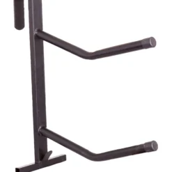 Premiere Zadeldrager Buisframe met Haak 2 Zadels Zwart