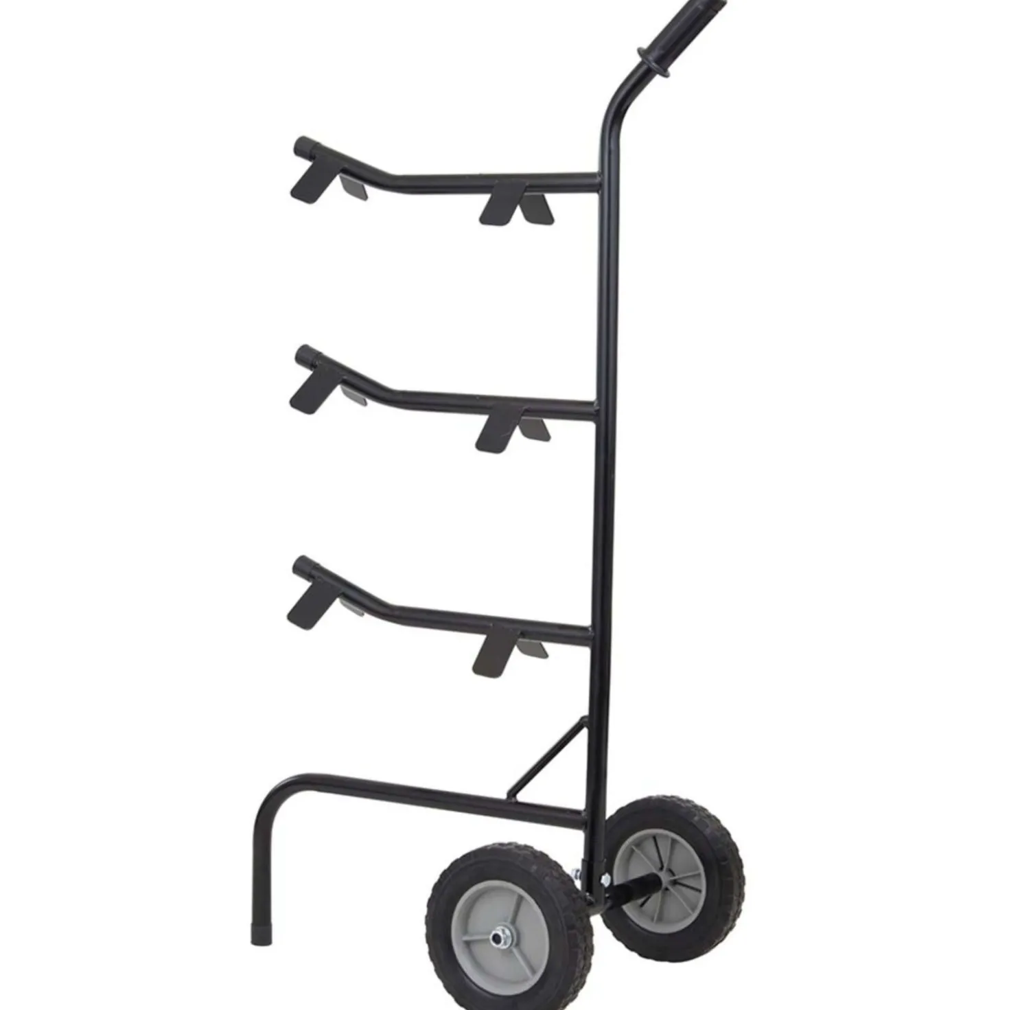 Premiere Zadelwagen 3 Zadels Geepoxeerd Zwart