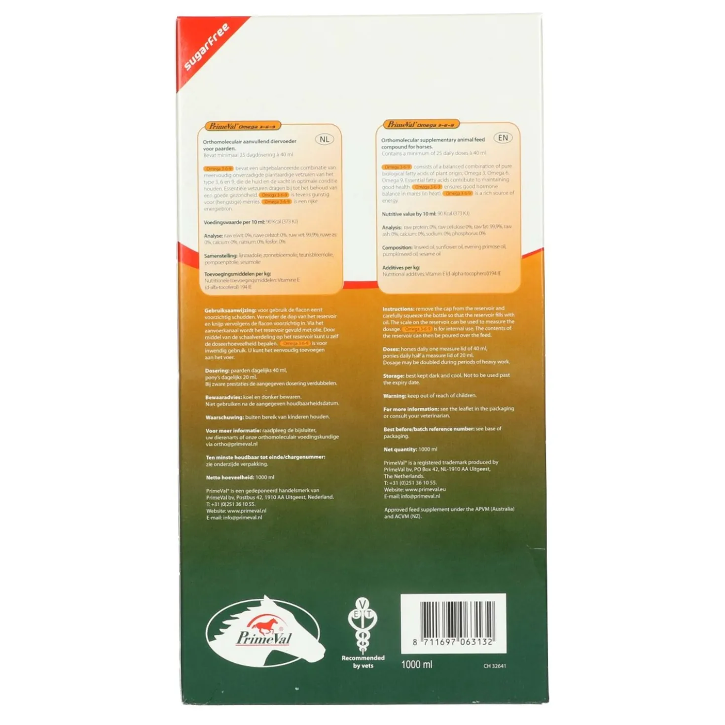 PrimeVal Omega 3-6-9 Paard