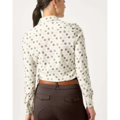 PS of Sweden Shirt Valerie Printed Lange Mouwen Off White Monogram