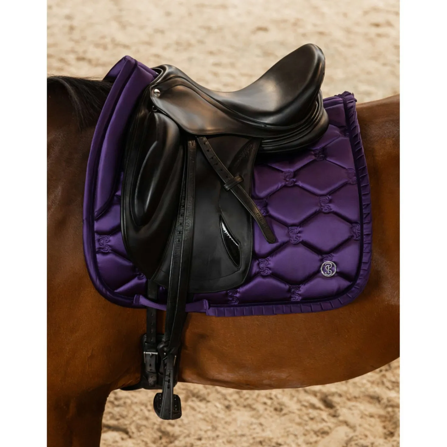PS of Sweden Zadeldekje Ruffle Dressuur Eclipse Purple