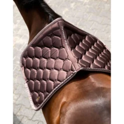PS of Sweden Zadeldekje Ruffle Pearl Dressuur Earth Brown