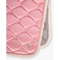 PS of Sweden Zadeldekje Ruffle Pearl Dressuur Vintage Pink