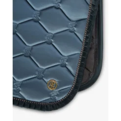 PS of Sweden Zadeldekje Ruffle Pearl Springen Shadow Blue