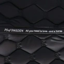 PS of Sweden Zadeldekje Signature Dressuur Zwart