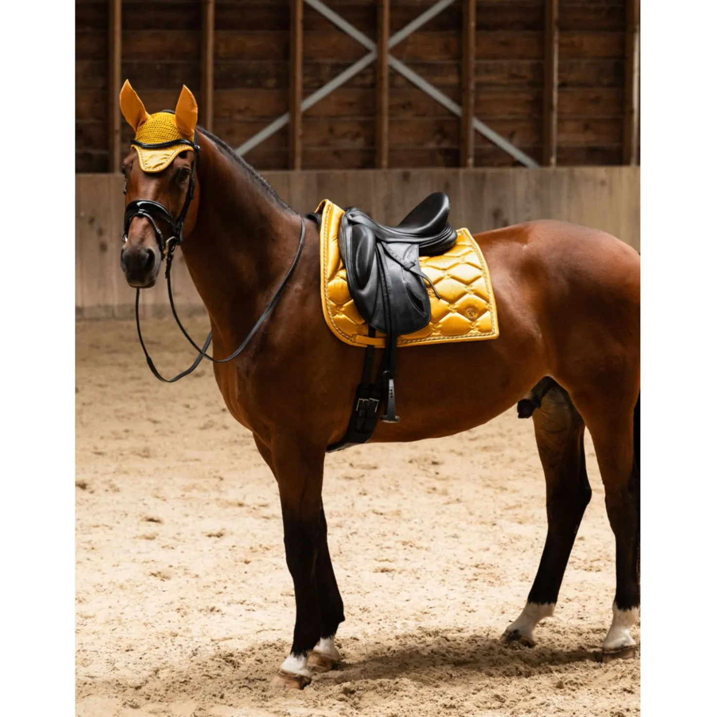 PS of Sweden Zadeldekje Signature Dressuur Old Gold