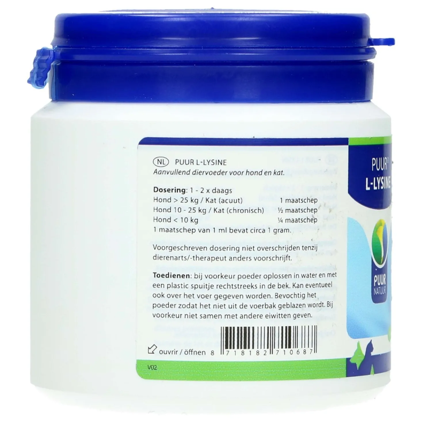 PUUR L-lysine Hond en Kat
