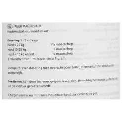 PUUR Magnesium Hond/Kat