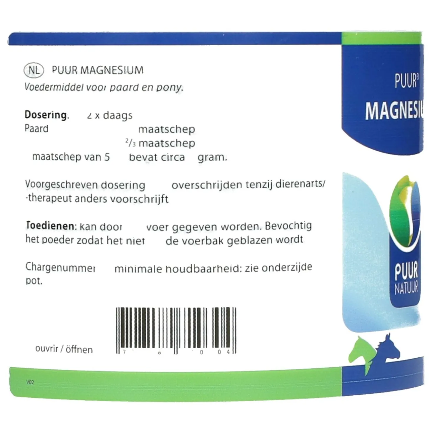 PUUR Magnesium Paard/Pony