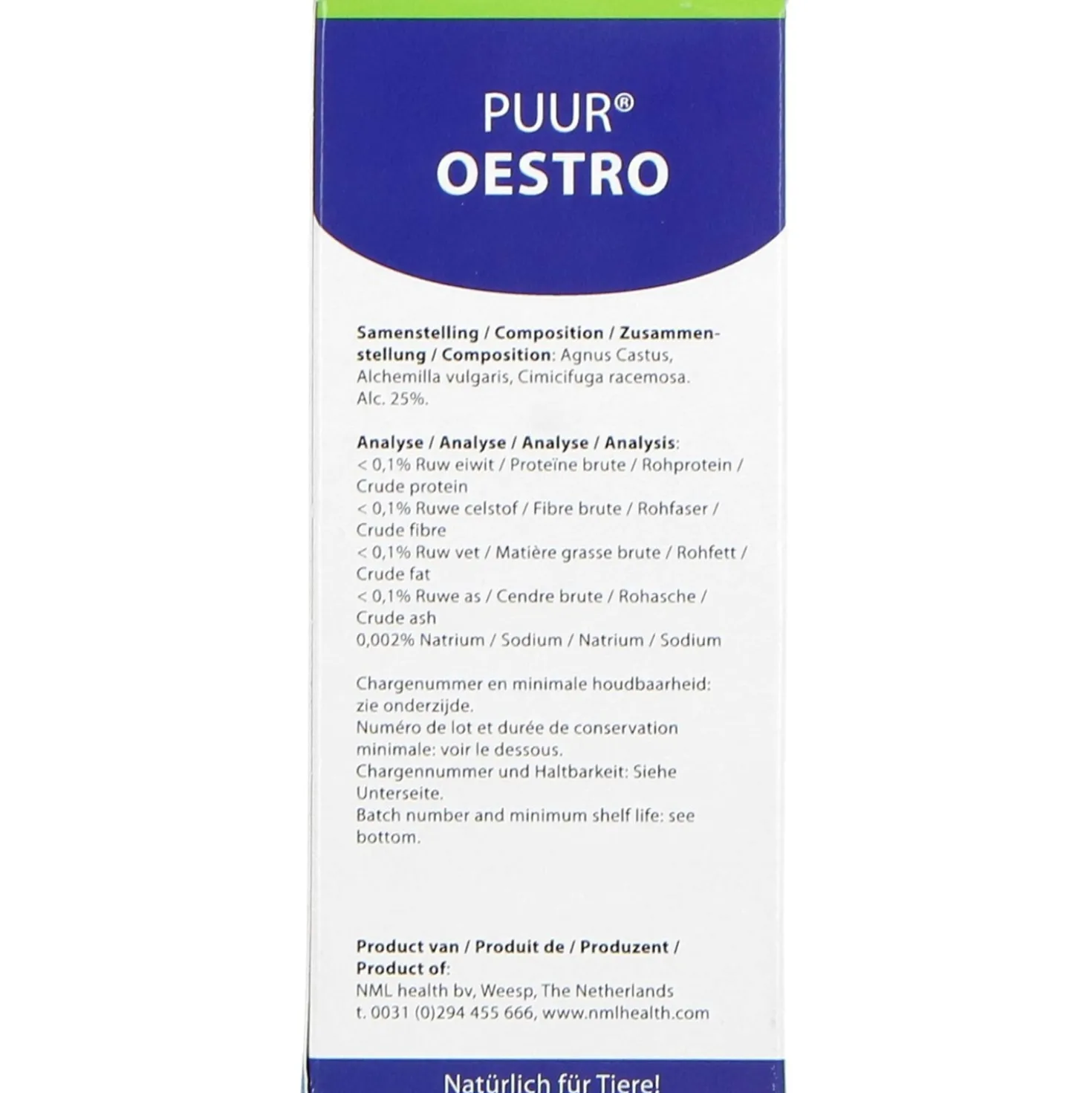 PUUR Oestro / Brons Paard/Pony/Hond/Kat