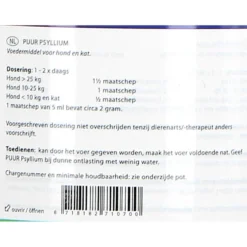 PUUR Psyllium Hond/Kat