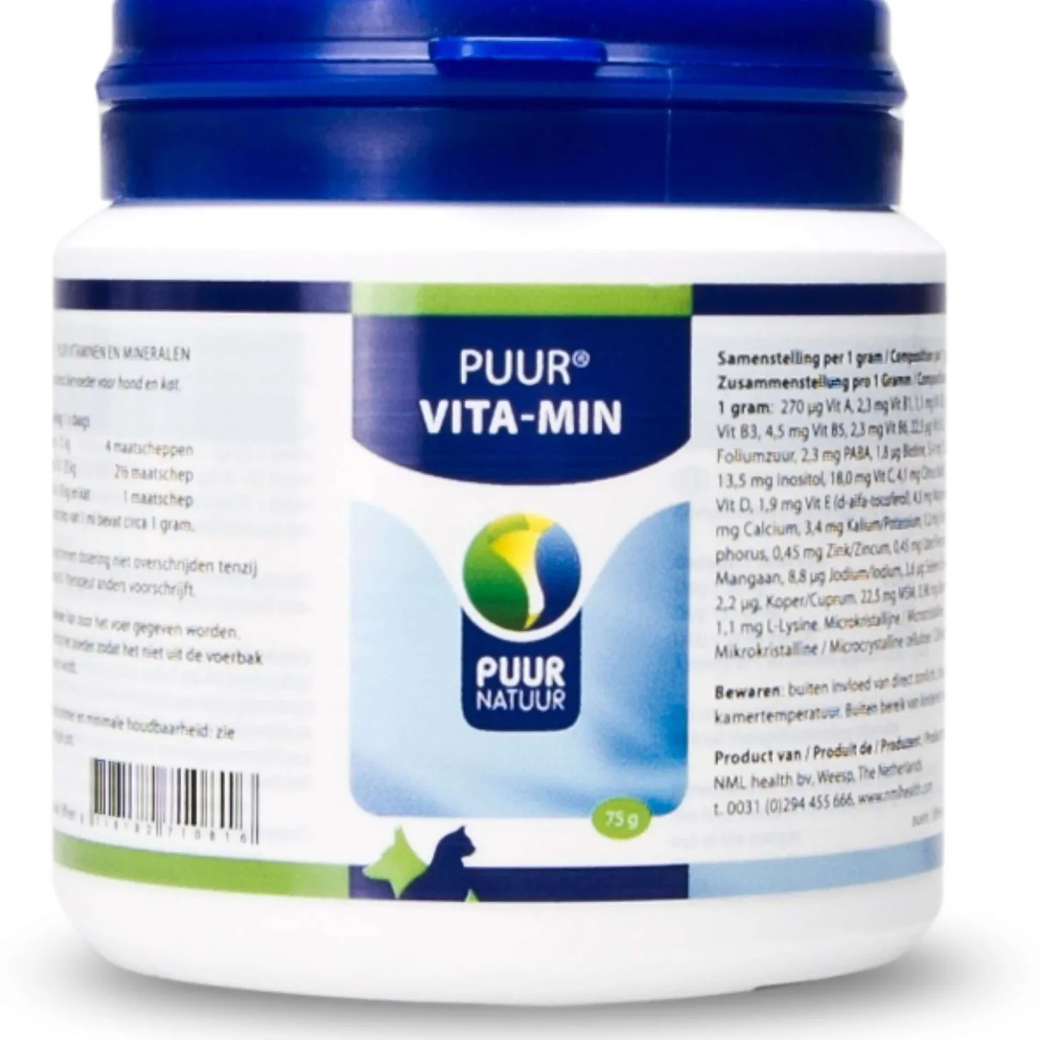 PUUR Vita-min / Vitaminen Mineralen Hond/Kat