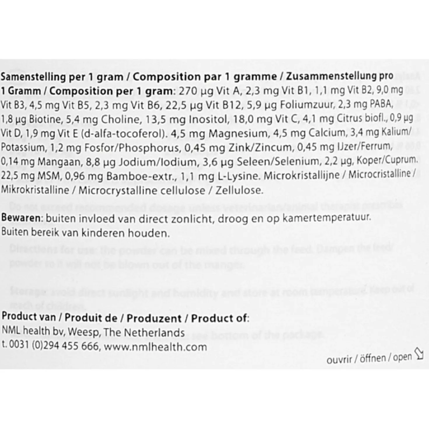 PUUR Vita-min / Vitaminen Mineralen Hond/Kat