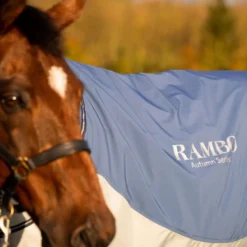 Rambo Autumn Series Turnout Navy/Grijs Dots