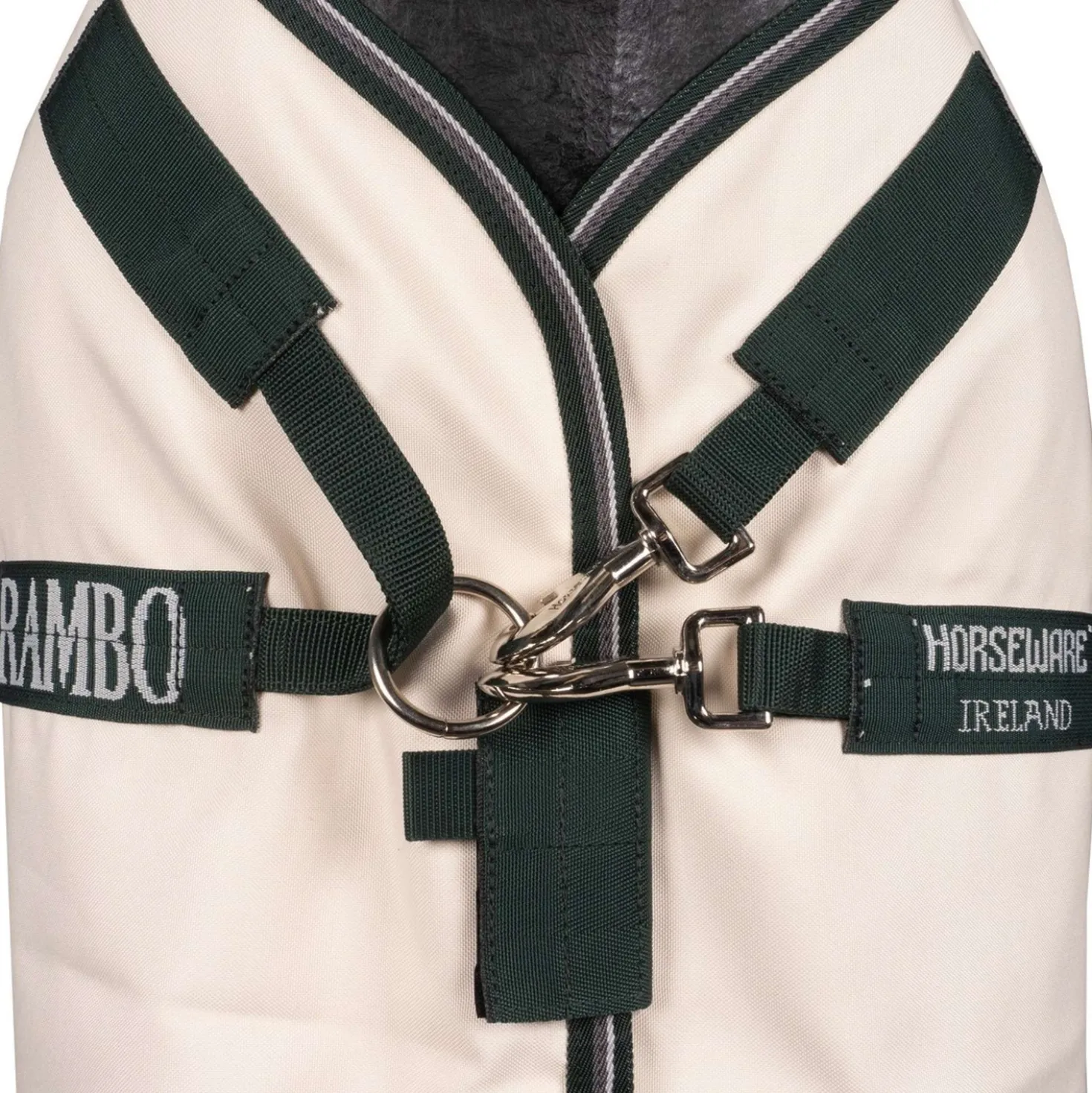 Rambo Hoody Chalk/Hunter Green/Silver