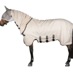 Rambo Hoody Pony Chalk/Hunter Green/Silver