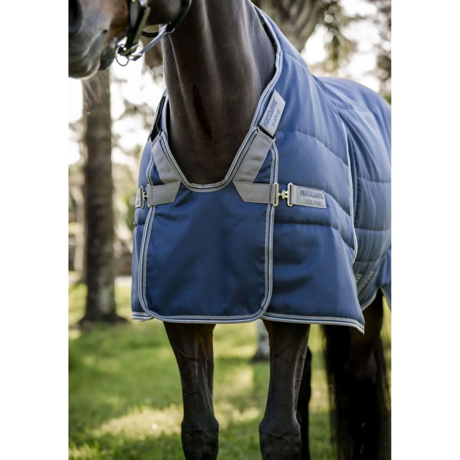 Rambo Optimo Staldeken 400g Navy/Thunderstorm Grey/Silver
