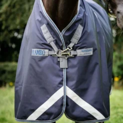 Rambo Optimo Turnout Plus 0g Navy/Thunderstorm Grey