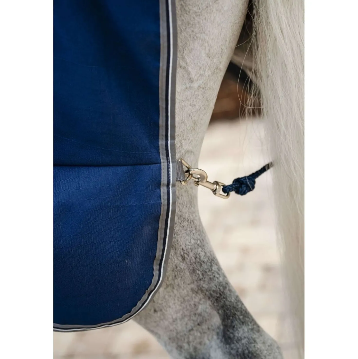 Rambo Stable Sheet Navy/Thunderstorm Grey/Silver