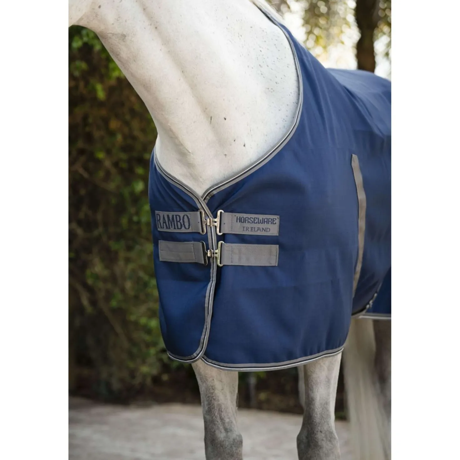 Rambo Stable Sheet Navy/Thunderstorm Grey/Silver