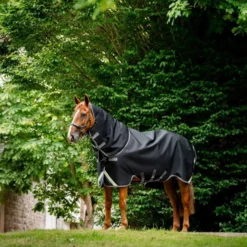 Rambo Supreme Turnout Lite 0g Black/Thunderstorm Grey