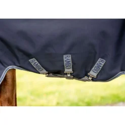 Rambo Turnout Rug 1680D Varilayer 250g Navy/Thunderstorm Grey/Silver