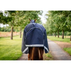 Rambo Turnout Rug 1680D Varilayer 250g Navy/Thunderstorm Grey/Silver