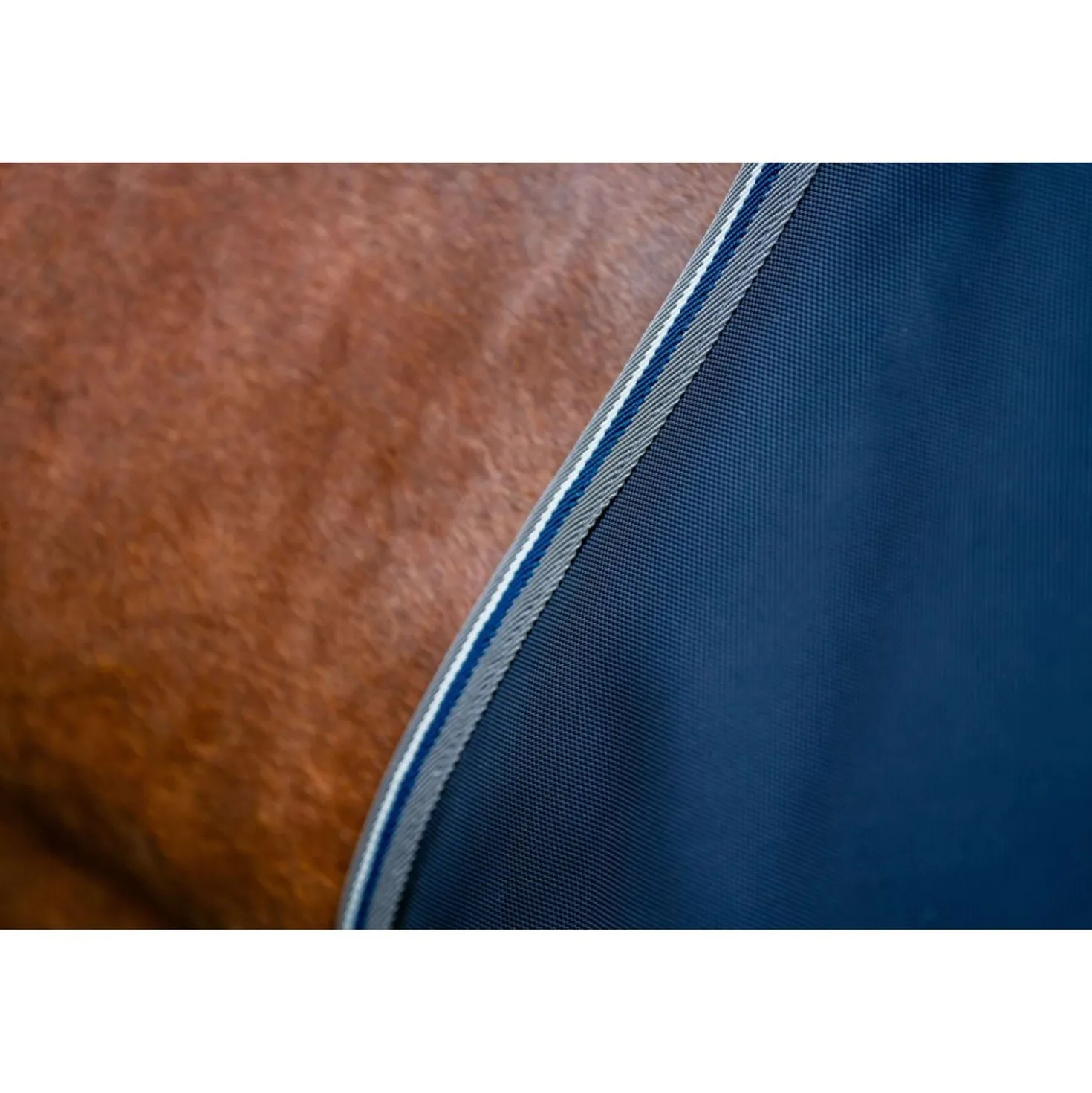 Rambo Turnout Rug 1680D Varilayer 250g Navy/Thunderstorm Grey/Silver
