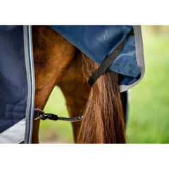 Rambo Turnout Rug 1680D Varilayer 250g Navy/Thunderstorm Grey/Silver