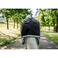 Rambo Turnout Rug 1680D Varilayer 250g Black/Thunderstorm Grey/Silver