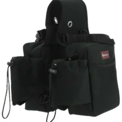 Randol's Dubbele Zadeltas Hiking Zwart