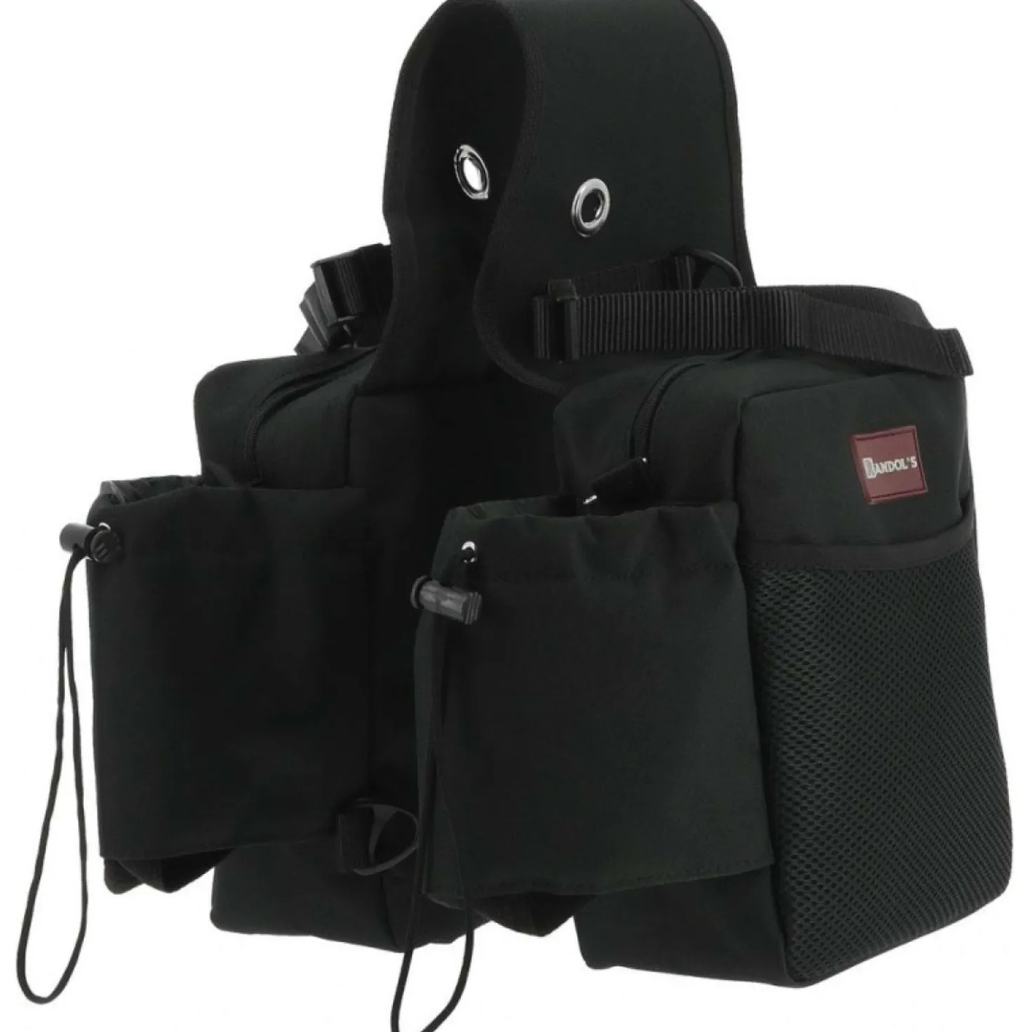 Randol's Dubbele Zadeltas Hiking Zwart