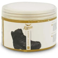 Rapide Leather Soapie Zadelzeep met Spons Blank