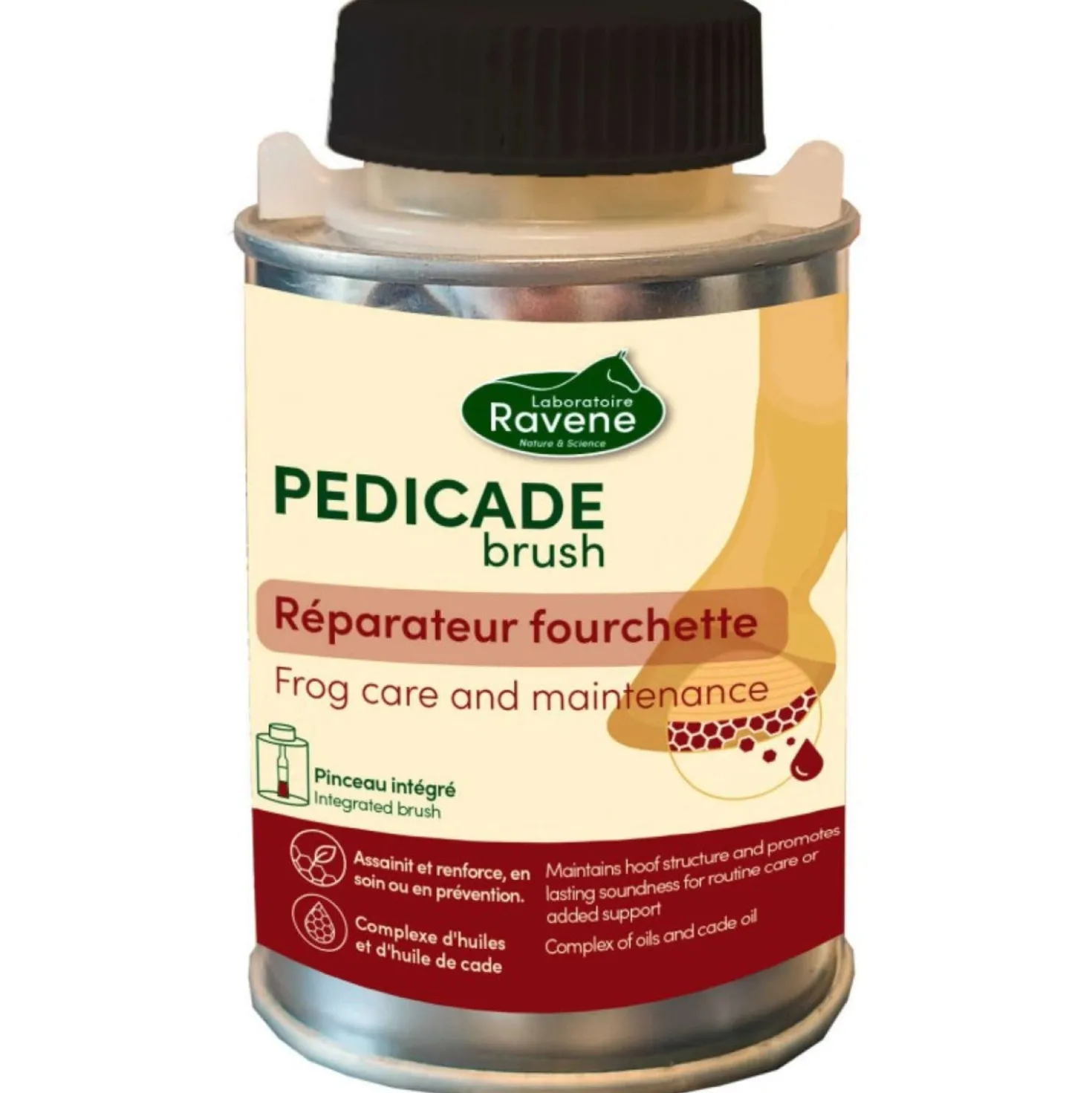 Ravene Pedicade Brush voor Paardenhoeven