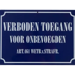 Red Horse Waarschuwingsbord Verboden Toegang
