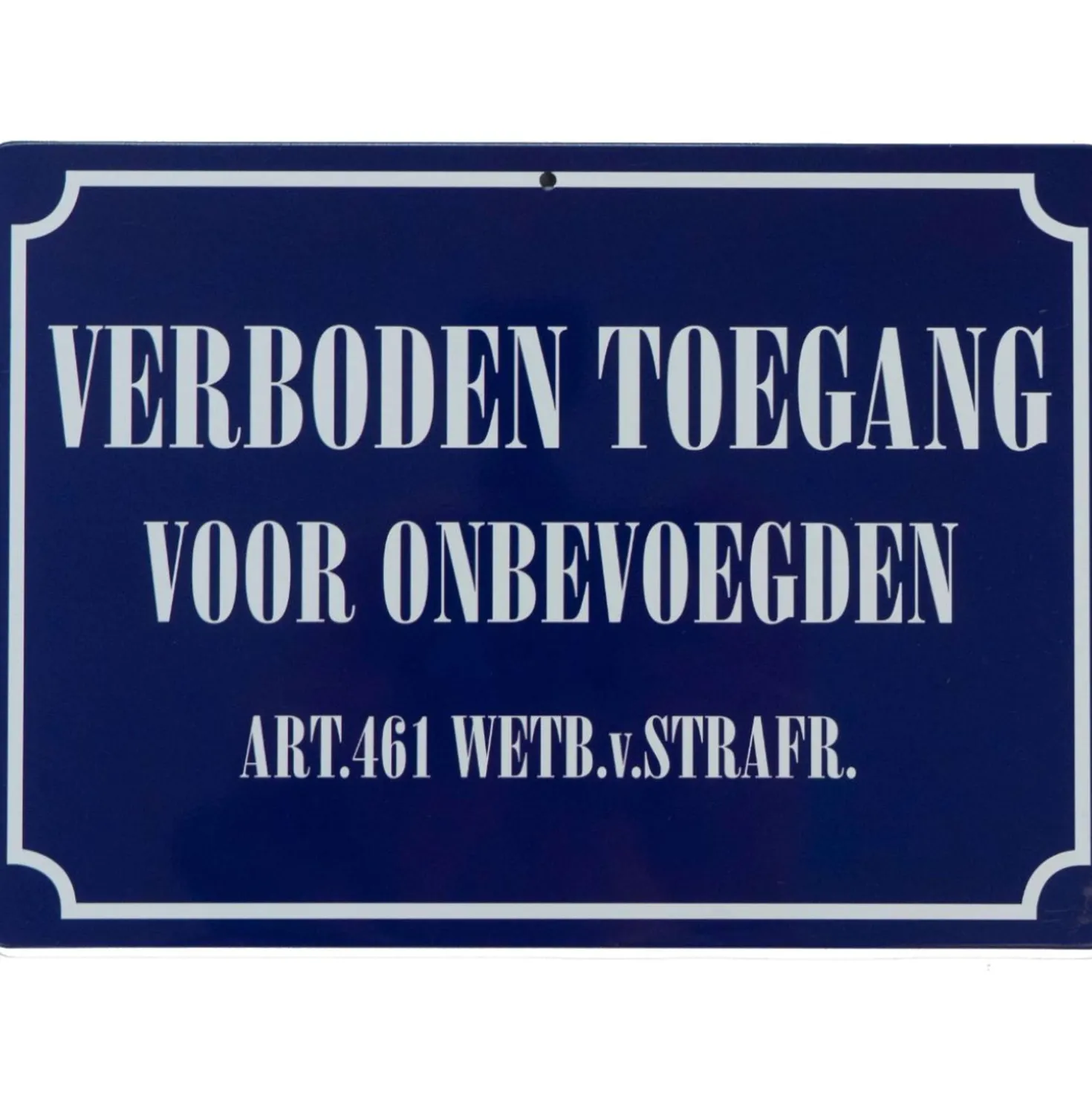 Red Horse Waarschuwingsbord Verboden Toegang